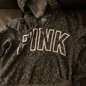 Pink cheetah hoodie